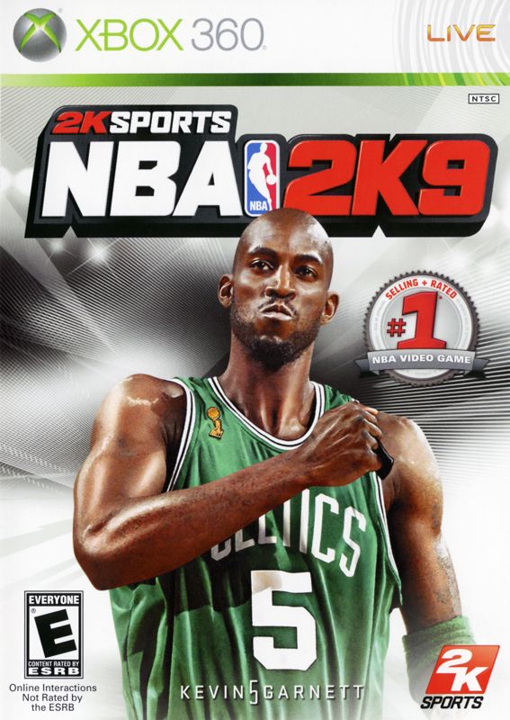 NBA 2K9 box art for Xbox 360